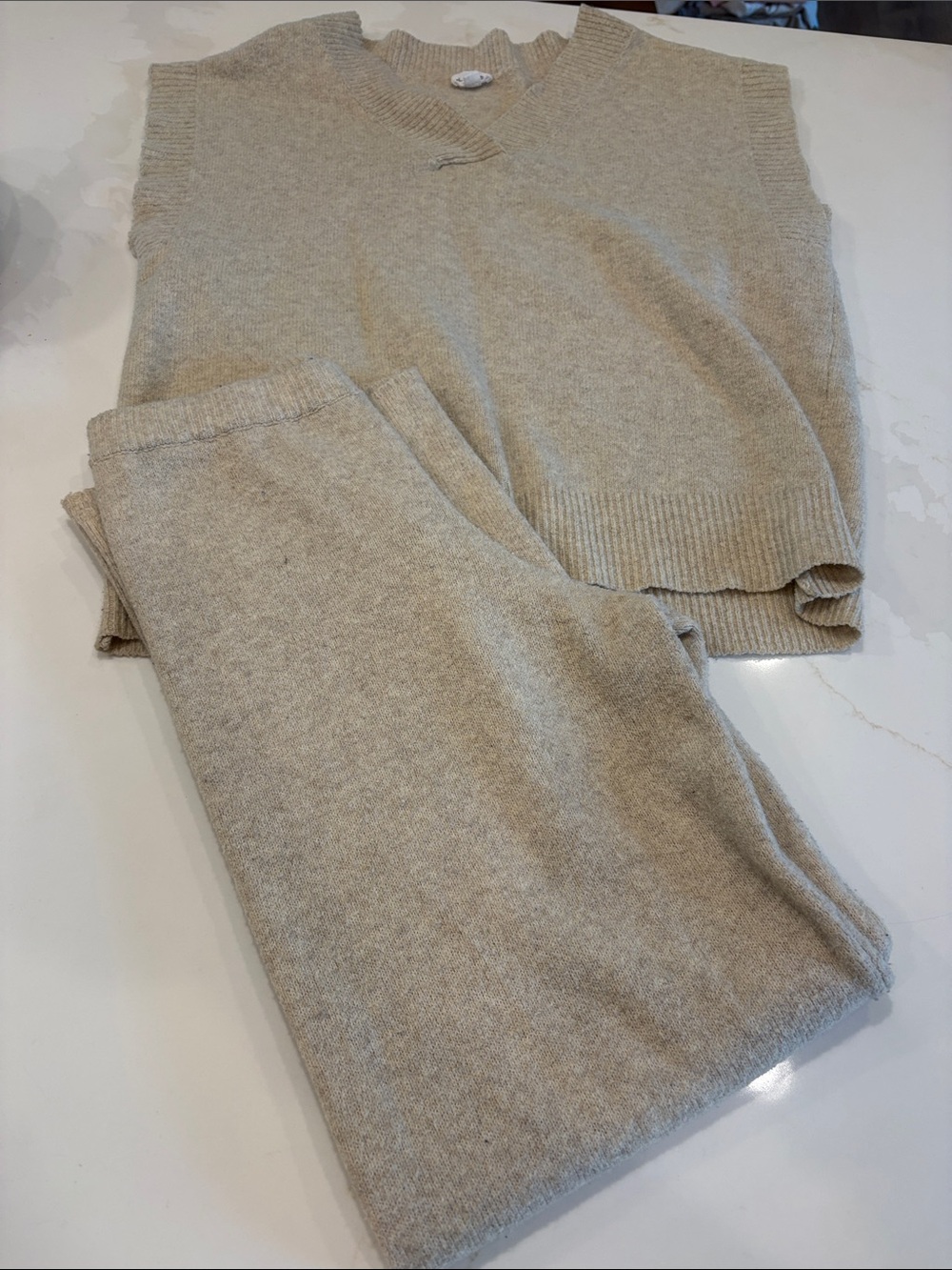 Athleisure Set in Light Beige - Brand:Le Lis Collection